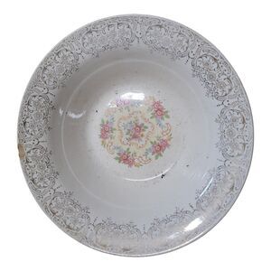 Vintage American Limoges Gold Floral Bowl